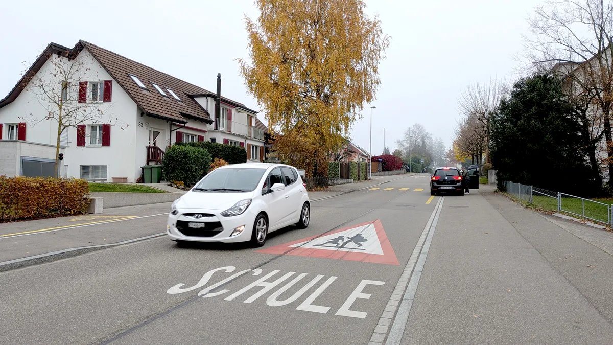 Blick auf eine Strasse